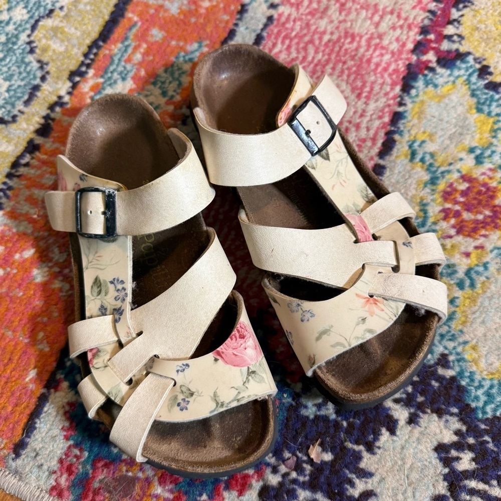 Papillio Floral Cream Women’s  Sandals size 5